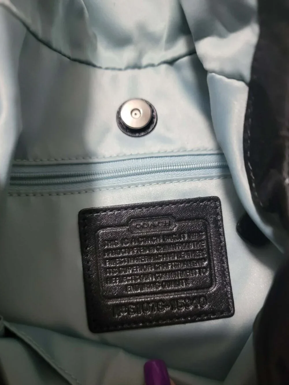 Coach Black Purse
